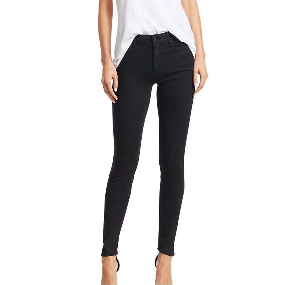Mother Denim Black Skinny Jeans